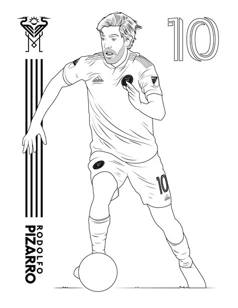 messi inter miami colouring pages